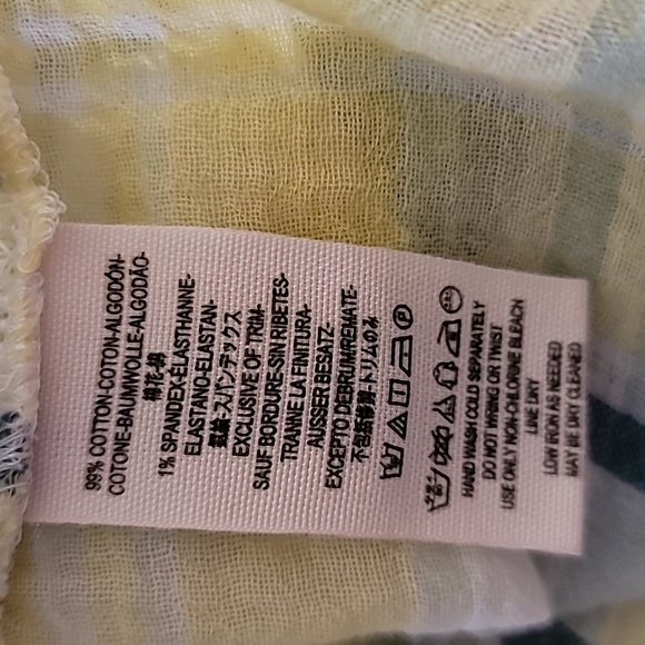 Free People Plaid Button Down - SZ XS - Picture 6 of 6